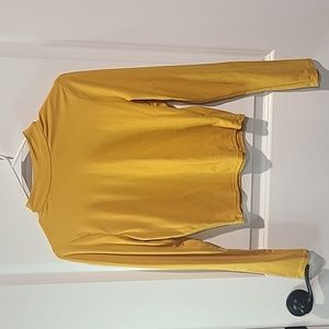 Mustard yellow long sleeve top